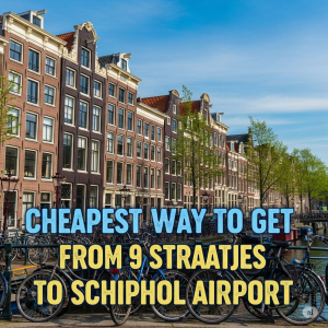 Cheapest Way to Get from 9 Straatjes to Schiphol Airport